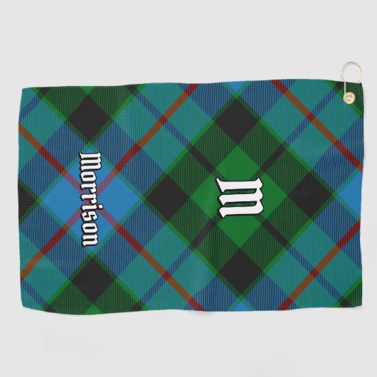 Clan Morrison Hunting Tartan Golf Towel Golfhanddoek (Horizontaal)