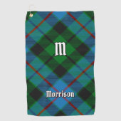 Clan Morrison Hunting Tartan Golf Towel Golfhanddoek (Voorkant)