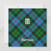 Clan Morrison Hunting Tartan Kaart (Voorkant)