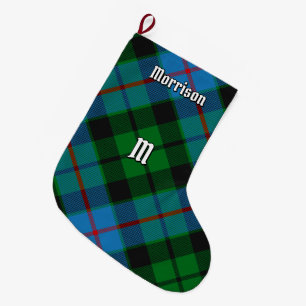 Clan Morrison Hunting Tartan Kerstmis Stocking Grote Kerstsok