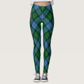 Clan Morrison Hunting Tartan Leggings (Voorkant)