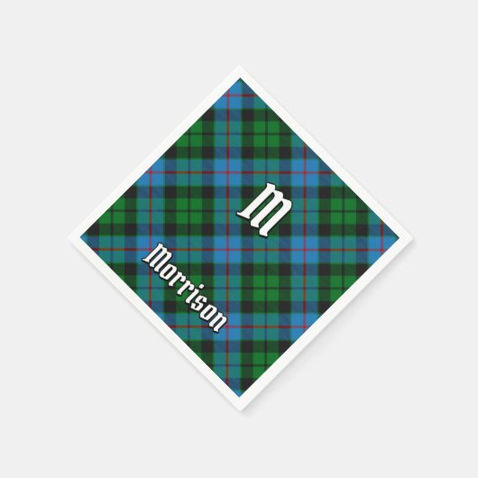 Clan Morrison Hunting Tartan Napkins Servet (Hoek)