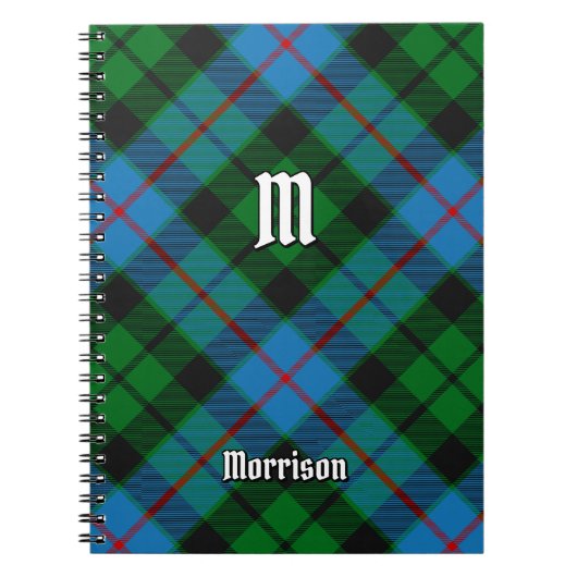 Clan Morrison Hunting Tartan Notitieboek (Voorkant)