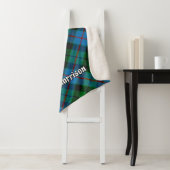Clan Morrison Hunting Tartan Sherpa Blanket Deken (In situ)