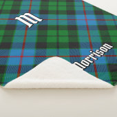 Clan Morrison Hunting Tartan Sherpa Blanket Sherpa Deken (3/4)