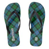Clan Morrison Hunting Tartan Teenslippers (Voetbed)