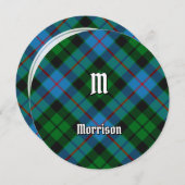 Clan Morrison Hunting Tartan Uitnodiging (Voorkant / Achterkant)