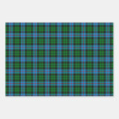 Clan Morrison Hunting Tartan Wrapping Paper Sheets (Voorkant)