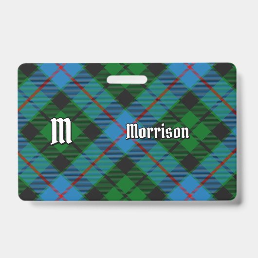 Clan Morrison Jacht-Tartan Badge (Voorzijde)