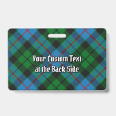 Clan Morrison Jacht-Tartan Badge (Achterkant)