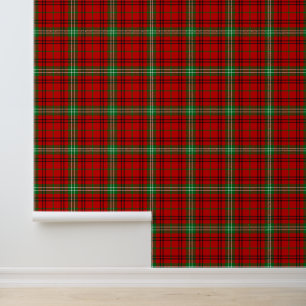 Clan Morrison Red Tartan Behang