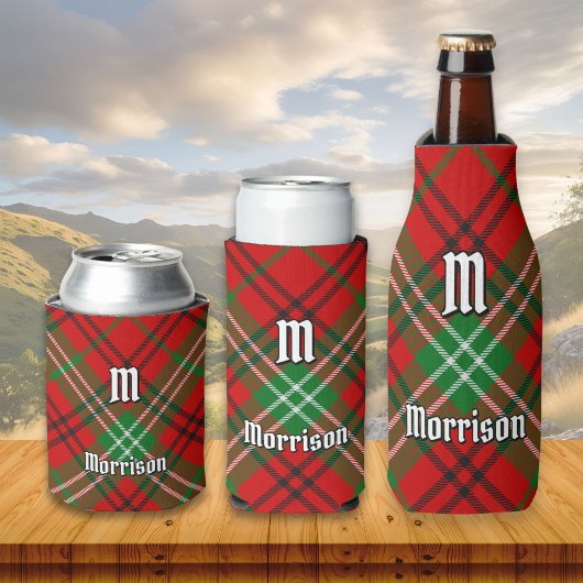 Clan Morrison Red Tartan Blikjeskoeler