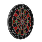Clan Morrison Red Tartan Board Dartbord (Voorkant Links)