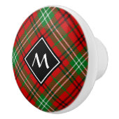 Clan Morrison Red Tartan Ceramic Knob Keramische Knop (Rechts)