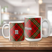 Clan Morrison Red Tartan Coffee Mok