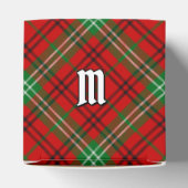 Clan Morrison Red Tartan Favor Box Bedankdoosjes (Bovenkant)