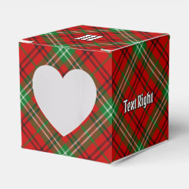 Clan Morrison Red Tartan Favor Box Bedankdoosjes