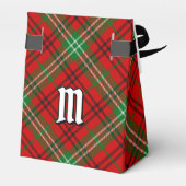 Clan Morrison Red Tartan Favor Box Bedankdoosjes (Achterkant)