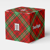 Clan Morrison Red Tartan Favor Box Bedankdoosjes (Voorkant Zijde)