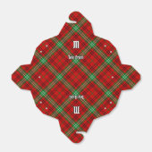 Clan Morrison Red Tartan Favor Box Bedankdoosjes (Uitgevouwen)