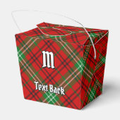 Clan Morrison Red Tartan Favor Box Bedankdoosjes (Achterkant)