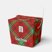 Clan Morrison Red Tartan Favor Box Bedankdoosjes (Voorkant Zijde)