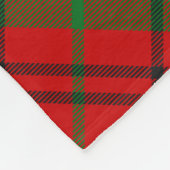 Clan Morrison Red Tartan Fleece Blanket (Hoek)