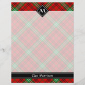 Clan Morrison Red Tartan Flyer (Achterkant)