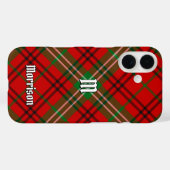 Clan Morrison Red Tartan Hoesje-Mate iPhone Case (Achterkant (horizontaal))