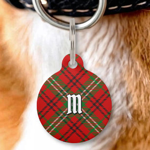 Clan Morrison Red Tartan ID Tag Huisdierpenning