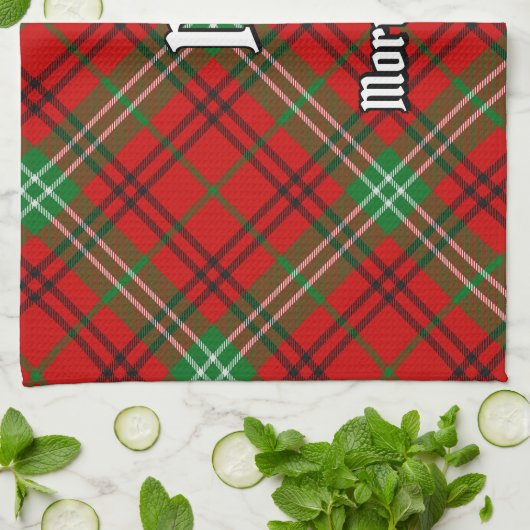 Clan Morrison Red Tartan Kitchen Towel Theedoek (Gevouwen)