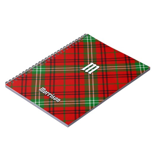 Clan Morrison Red Tartan Notitieboek (Linkerzijde)
