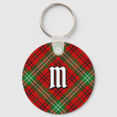 Clan Morrison Red Tartan Sleutelhanger (Voorkant)