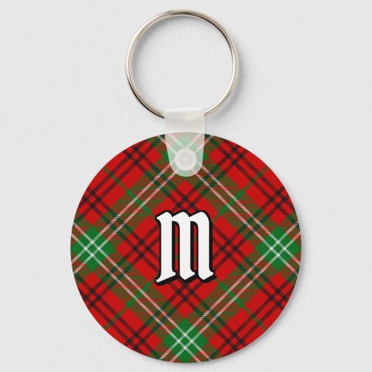 Clan Morrison Red Tartan Sleutelhanger (Voorkant)
