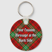Clan Morrison Red Tartan Sleutelhanger (Achterkant)