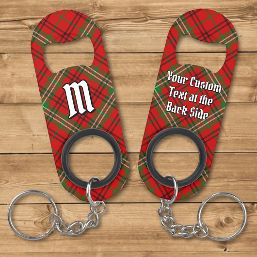 Clan Morrison Red Tartan Sleutelhanger Mini Flessenopener