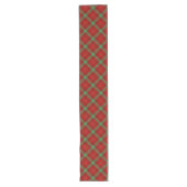 Clan Morrison Red Tartan Table Runner Lange Tafelloper (Voorkant)