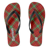 Clan Morrison Red Tartan Teenslippers (Voetbed)