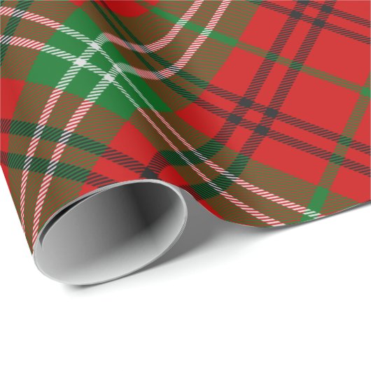 Clan Morrison Red Tartan Wrapping Paper Cadeaupapier (Rol Hoek)