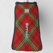 Clan Morrison Rode Tartan Golfhoofdhoes Golfheadcover (Draai 90)