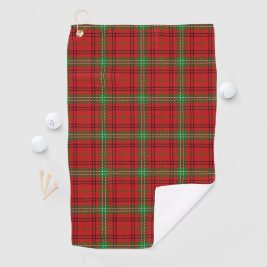 Clan Morrison Scottish Tartan Golfhanddoek (Insitu)