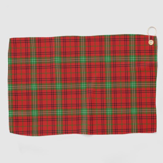 Clan Morrison Scottish Tartan Golfhanddoek (Horizontaal)