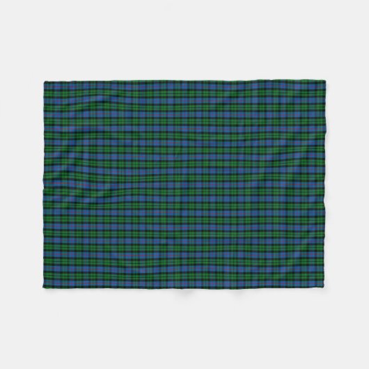 Clan Morrison Tartan Fleece Deken (Voorkant (Horizontaal))