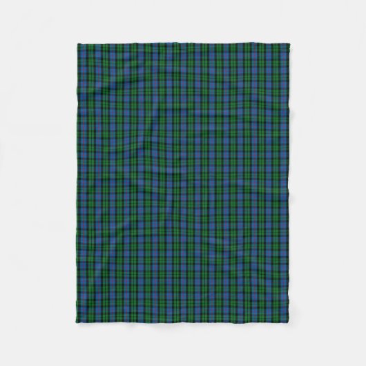 Clan Morrison Tartan Fleece Deken (Voorkant)