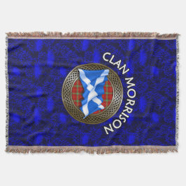 Clan Morrison Tartan Knoop & Vlag Deken