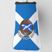 Clan Morrison Tartan Knot & Flag Golfheadcover (Draai 90)