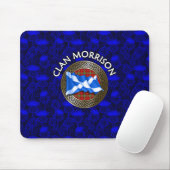 Clan Morrison Tartan Knot & Flag Muismat (Met muis)