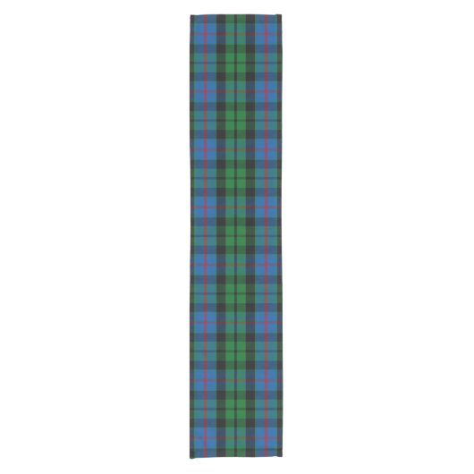 Clan Morrison Tartan Korte Tafelloper (Voorkant)