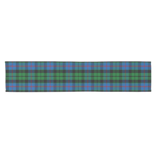 Clan Morrison Tartan Korte Tafelloper (Horizontaal)