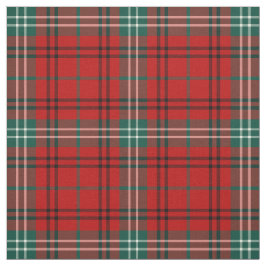 Clan Morrison Tartan Red en Green Pset Stof
